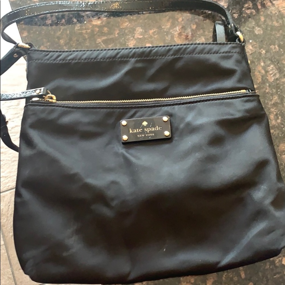Kate space black crossbody purse